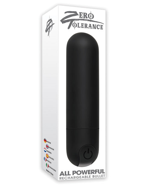 Zero Tolerance All Powerful Rechargeable Bullet - Wicked Sensations
