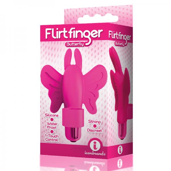 The 9's Flirtfinger Vibrator-Butterfly