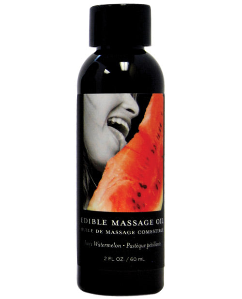 Earthly Body Edible Massage Oil-2 oz - Wicked Sensations