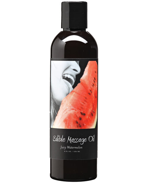 Earthly Body Edible Massage Oil-8 oz - Wicked Sensations