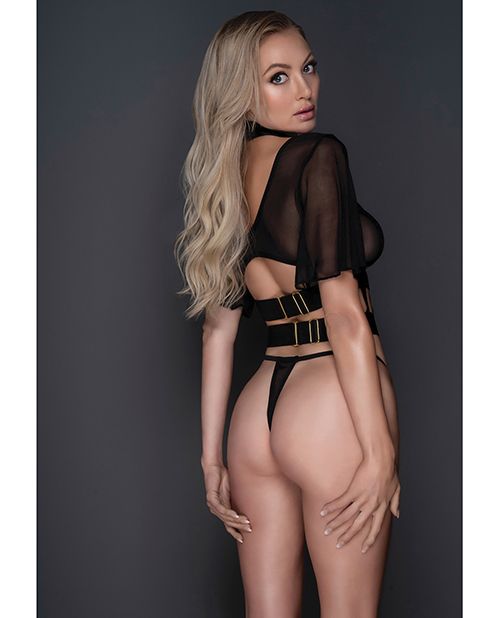 Adore Dreamer Sheer Mesh Strappy Top & Thong