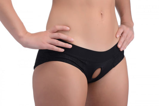Strap U Lace Envy Crotchless Panty Harness