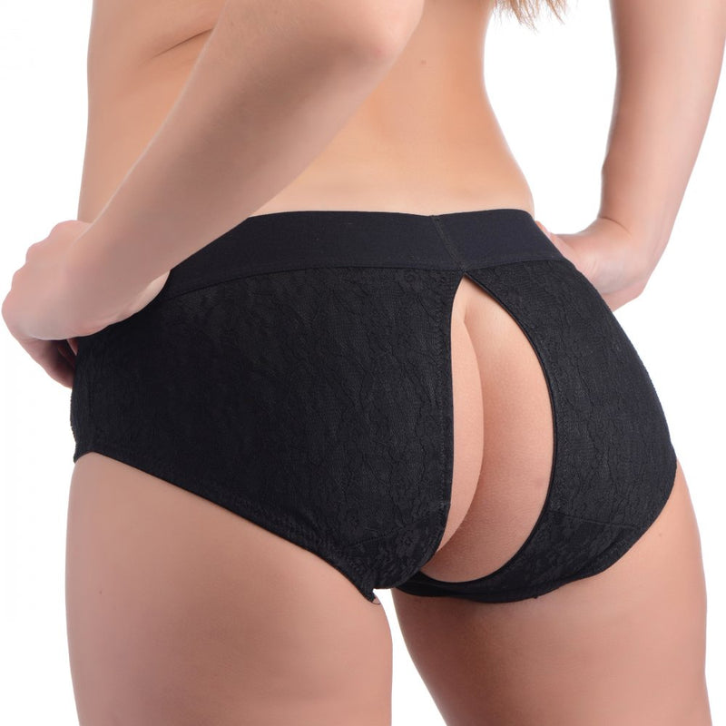 Strap U Lace Envy Crotchless Panty Harness