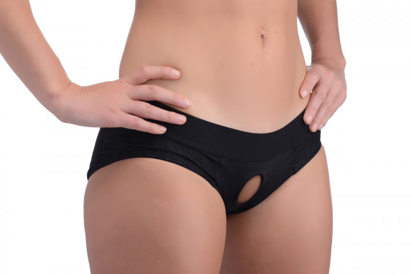 Strap U Lace Envy Crotchless Panty Harness