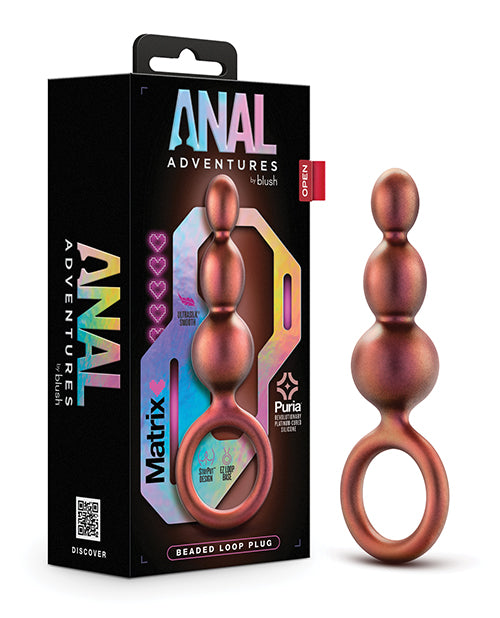 Anal Adventures Matrix Beaded Loop Plug