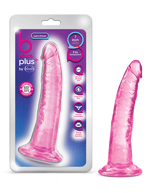B Yours Plus 7.5 Inch Lust n' Thrust Dildo