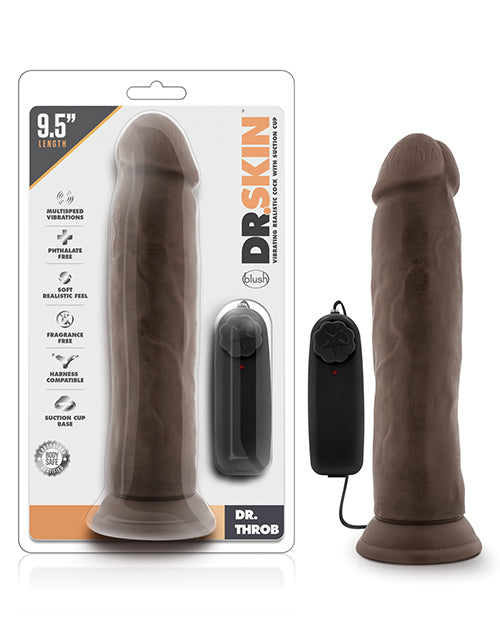 Dr Skin Dr Throb 9.5 Inch Cock With Suction Cup