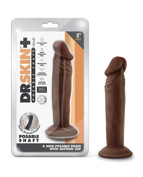 Dr. Skin Plus 6 Inch Posable Dildo