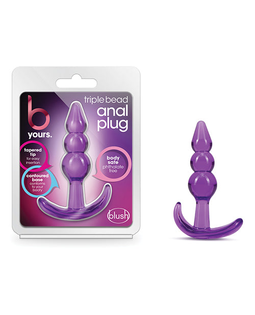 B Yours Triple Bead Anal Plug - Wicked Sensations