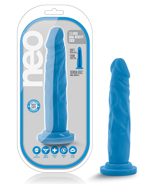 Blush Neo 7.5 Inch Dual Density Cock - Wicked Sensations