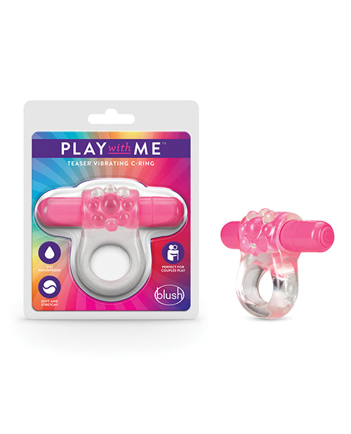 Blush Play With Me Teaser Vibrating C Ring - Wicked Sensations