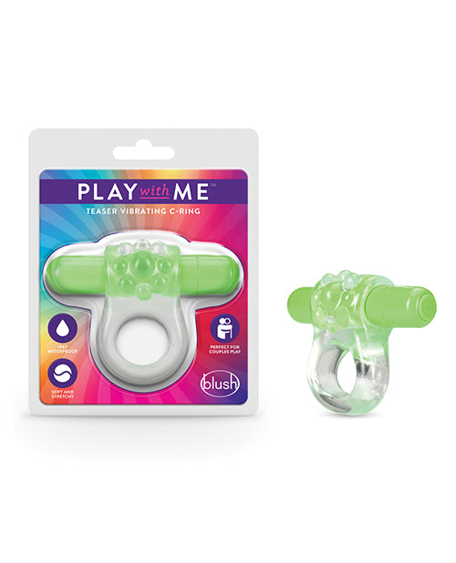 Blush Play With Me Teaser Vibrating C Ring - Wicked Sensations