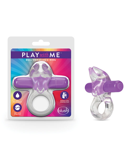 Blush Play With Me Bull Vibrating Cock Ring - Wicked Sensations