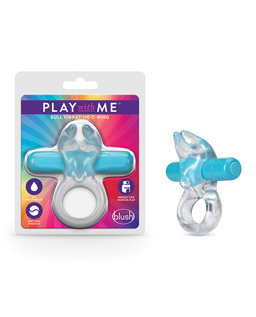 Blush Play With Me Bull Vibrating Cock Ring - Wicked Sensations