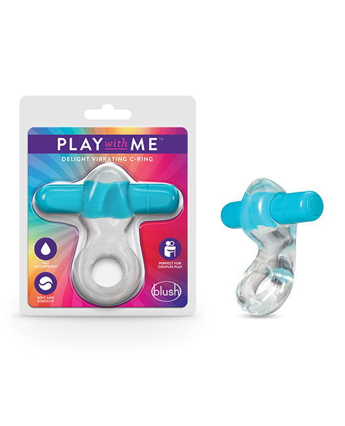 Blush Play With Me Delight Vibrating Cock Ring - Wicked Sensations