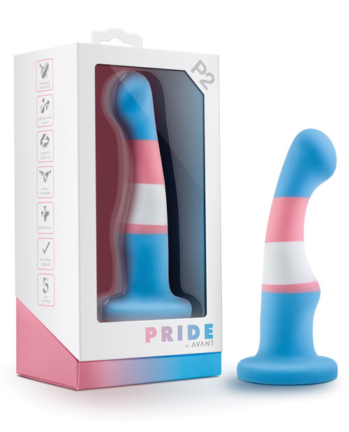 Avant P2 Transgender Pride G-Spot Dildo - Wicked Sensations