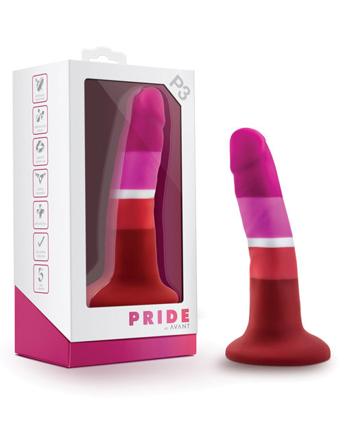 Avant P3 Lesbian Pride Realistic Dildo - Wicked Sensations
