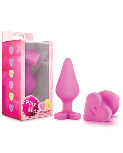 Play With Me Naughty Candy Heart Butt Plug - Wicked Sensations