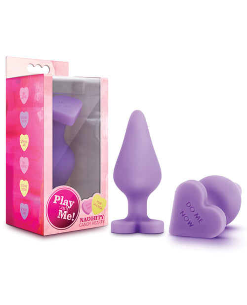 Play With Me Naughty Candy Heart Butt Plug - Wicked Sensations