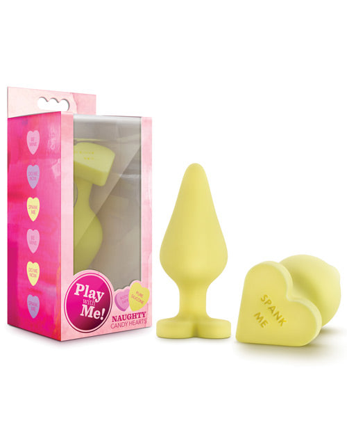 Play With Me Naughty Candy Heart Butt Plug - Wicked Sensations