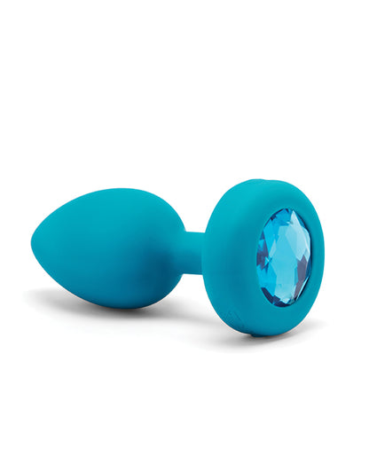 b-Vibe Remote Control Vibrating Jewel Plug-S/M - Wicked Sensations