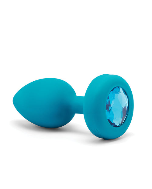 b-Vibe Remote Control Vibrating Jewel Plug-S/M - Wicked Sensations