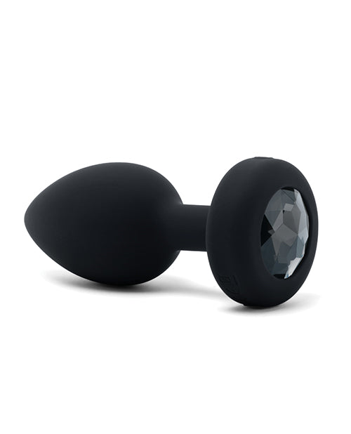 b-Vibe Remote Control Vibrating Jewel Plug-M/L - Wicked Sensations
