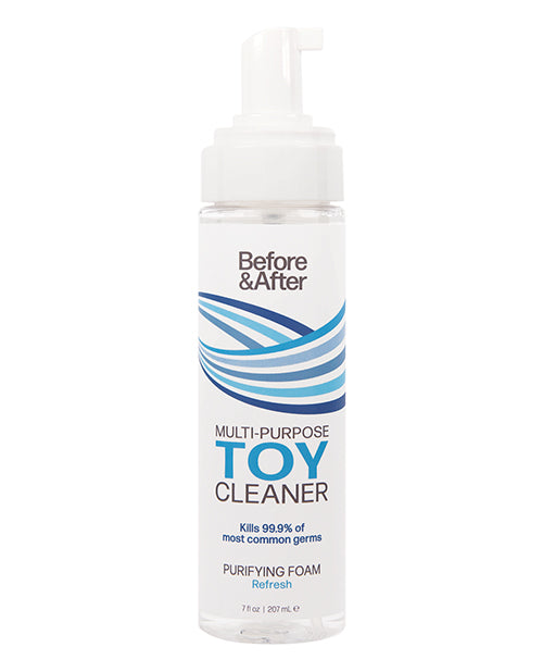 Before and After Purifying Foam Toy Cleaner - Wicked Sensations