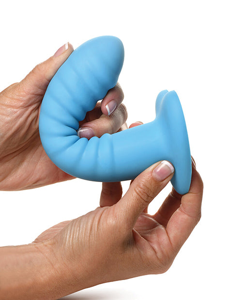Simply Sweet 7 Inch Ribbed Silicone Dildo