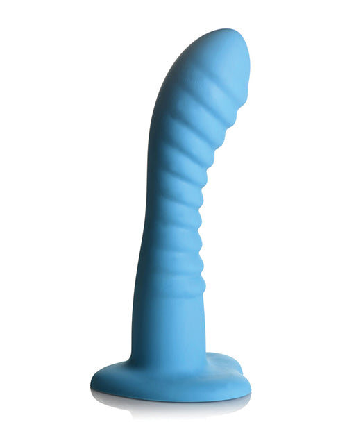 Simply Sweet 7 Inch Ribbed Silicone Dildo