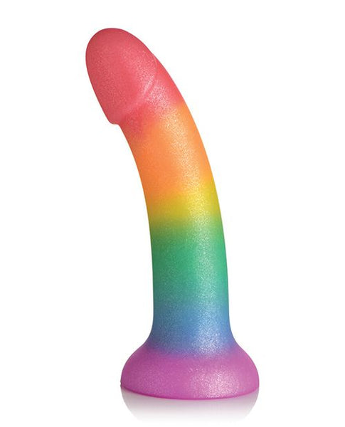 Simply Sweet 6.5 Inch Phallic Rainbow Dildo