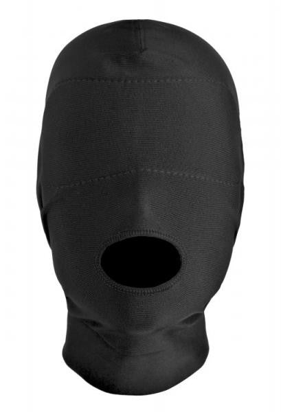 Open Mouth Padded Blindfold Hood - Wicked Sensations