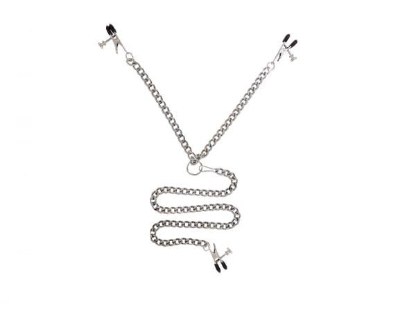 Y-Style Adjustable Broad Tip Nipple Clamps - Wicked Sensations