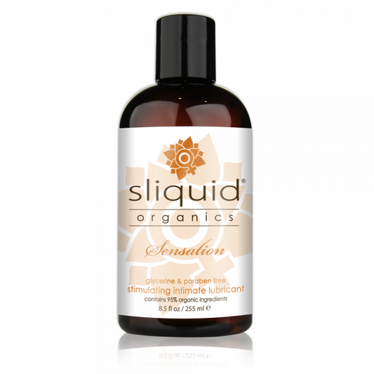 Sliquid Organic Sensation Warming Lubricant-8.5 oz - Wicked Sensations