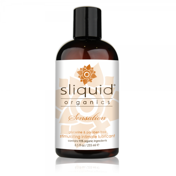 Sliquid Organic Sensation Warming Lubricant-8.5 oz - Wicked Sensations