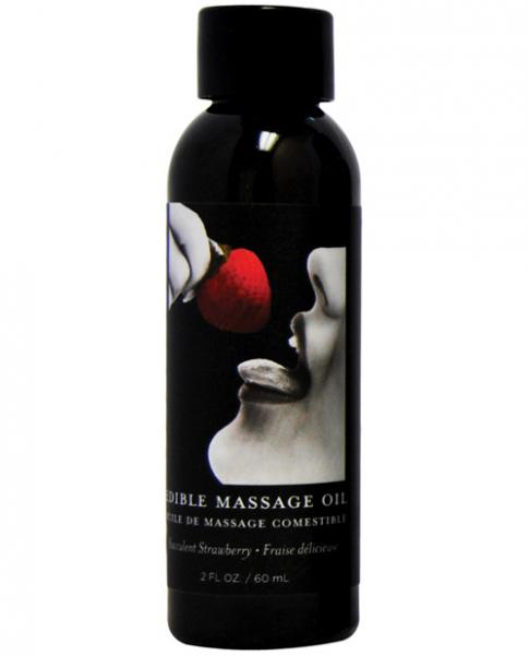 Earthly Body Edible Massage Oil-2 oz - Wicked Sensations