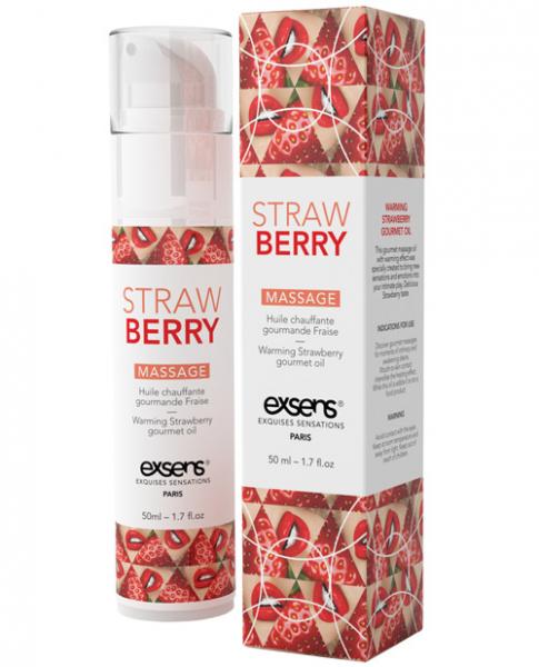 1.7 oz Exsens of Paris Massage Oil - Wicked Sensations