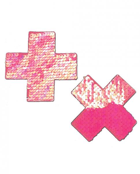 Pastease Color Changing Sequin Pasties - Wicked Sensations
