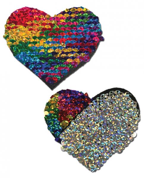 Pastease Color Changing Sequin Pasties - Wicked Sensations