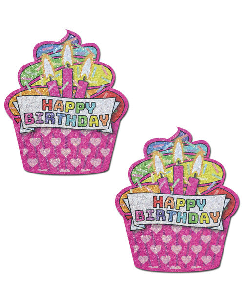 Happy Birthday Cupcake Pasties - Wicked Sensations