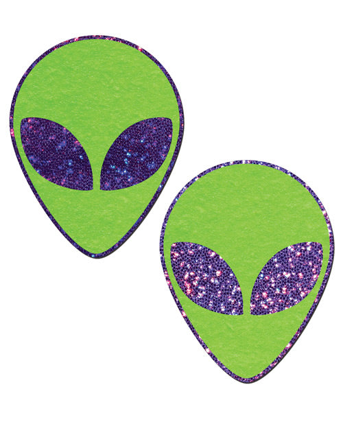 Glitter Alien Pasties - Wicked Sensations