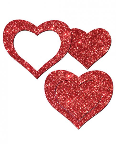 Glitter Peek a Boob Pasties - Wicked Sensations
