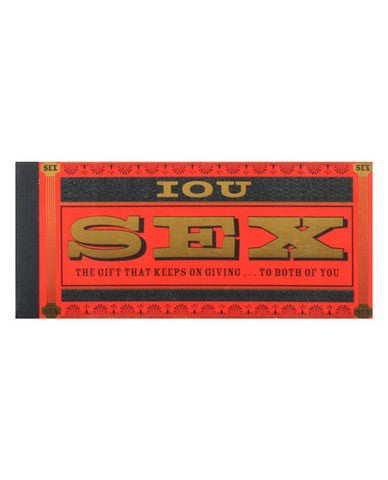 I.O.U. Sex Coupons - Wicked Sensations