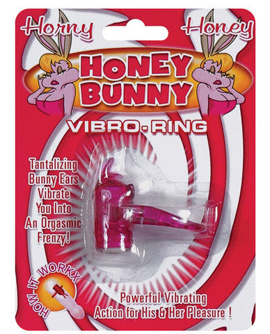 Horny Honey Bunny Disposable Vibrating Pleasure Ring - Wicked Sensations