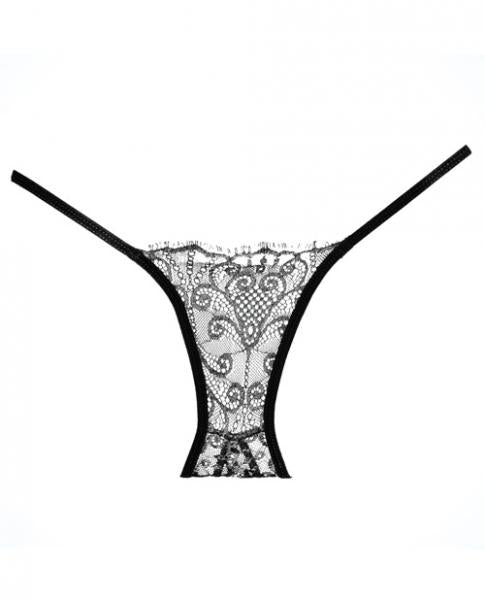 Adore Lace Enchanted Belle Crotchless Panty - Wicked Sensations