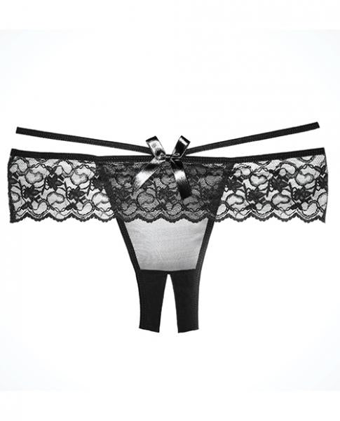 Adore Angel Crotchless Panty - Wicked Sensations