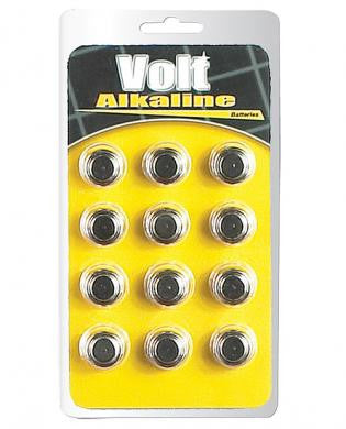 Volt Alkaline Batteries AG13 12 Pack - Wicked Sensations