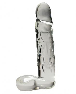 9 Inch Realistic Glass Dildo - Wicked Sensations