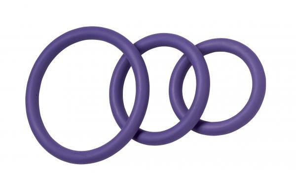 3 Pack Nitrile Cock Ring Set - Wicked Sensations