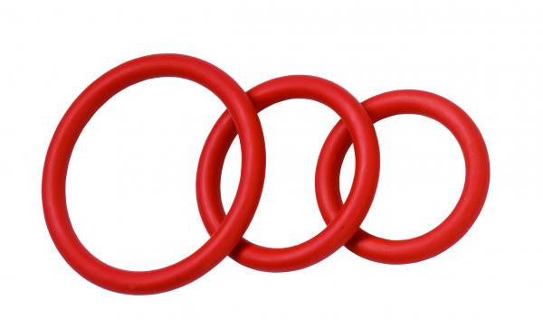 3 Pack Nitrile Cock Ring Set - Wicked Sensations